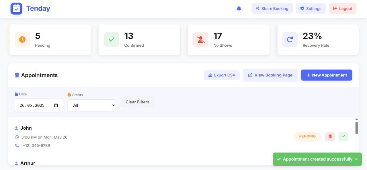 RescueMeet Dashboard